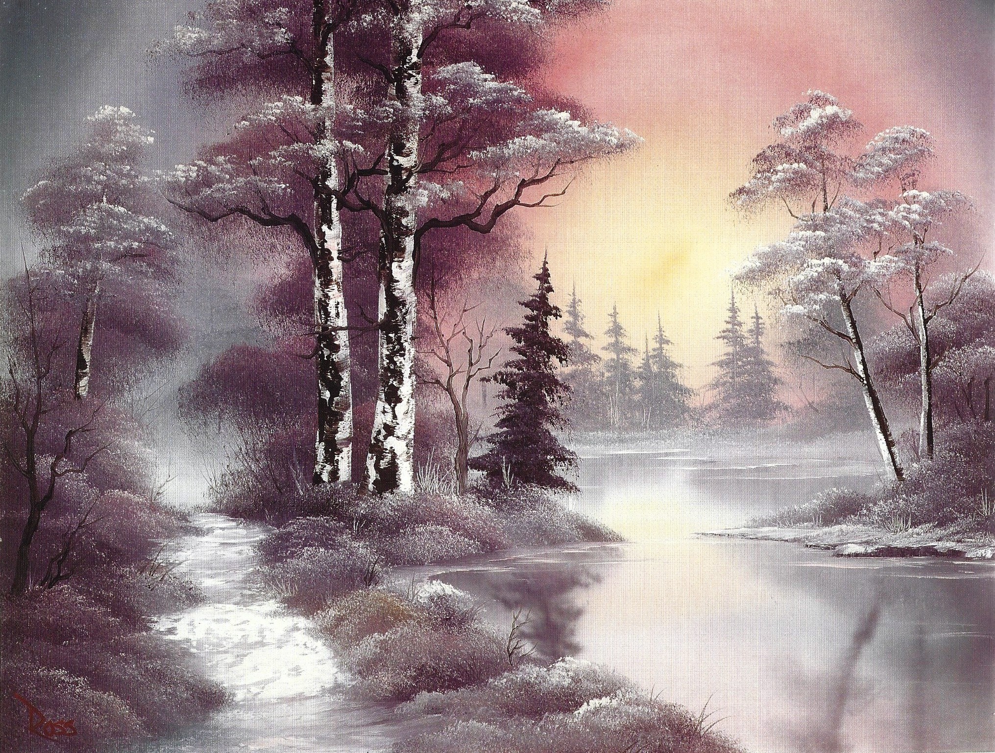 D&auml;mmerungslicht am See